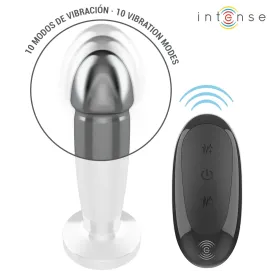 INTENSE - ANAL PLUG 10 VIBRATIONEN METALLDILDO MIT FERNBEDIENUNG S