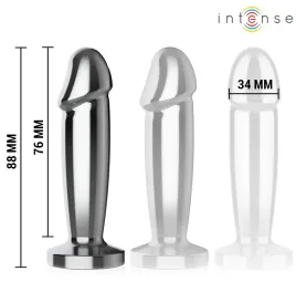 INTENSE - ANAL PLUG 10 VIBRATIONEN METALLDILDO MIT FERNBEDIENUNG S