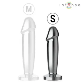 INTENSE - ANAL PLUG 10 VIBRATIONS METAL DILDO WITH REMOTE CONTROL S