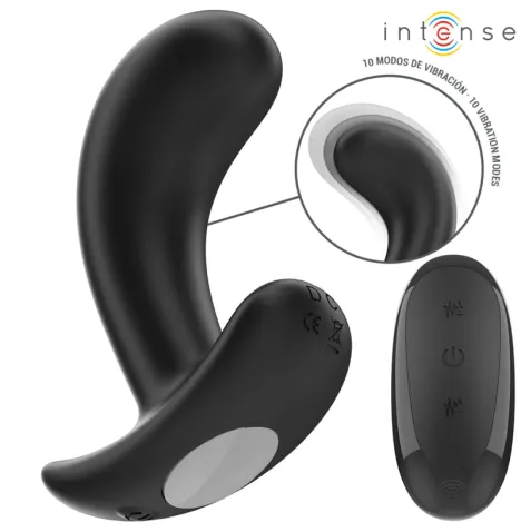 INTENSE - CHANDLER ANAL PLUG 10 VIBRATIONEN SCHWARZ FERNBEDIENUNG