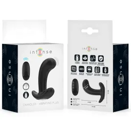 INTENSE - CHANDLER PLUG ANAL 10 VIBRACIONES NEGRO CONTROL REMOTO