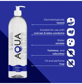 AQUA QUALITY - LUBRIFIANT À BASE DEAU 1000 ML