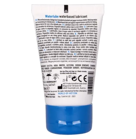 HOT - WATER LUBE LUBRICANTE BASE AGUA AGUA DE MANANTIAL 30 ML