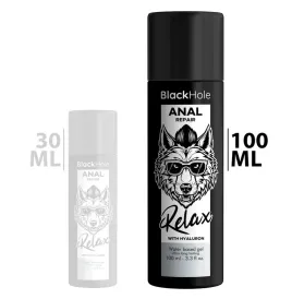 BLACK HOLE - ANAL REPAIR WATER BASED RELAX WITH HYALURON 100 ML