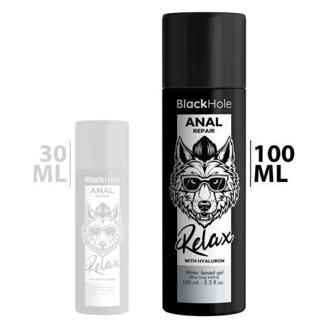 BLACK HOLE - ANAL REPAIR WATER BASED RELAX WITH HYALURON 100 ML