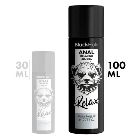 BLACK HOLE - RELAXANT ANAL JOJOBA RELAX BASE SILICONE 100 ML