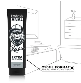 BLACK HOLE - WATER BASE GEL ANAL DILATION 250 ML