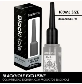 BLACK HOLE - APPLICATEUR DE LUBRIFIANT ANAL TAILLE L 100 ML