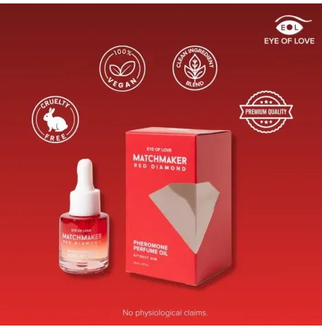EYE OF LOVE - MATCHMAKER HUILE DE PARFUM AUX PHÉROMONES DIAMANT ROUGE 20 ML