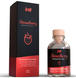 INTT MASSAGE and ORAL SEX - HOT EFFECT STRAWBERRY FLAVOR MASSAGE GEL