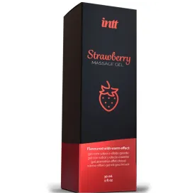 INTT MASSAGE and ORAL SEX - GEL DA MASSAGGIO AL GUSTO DI FRAGOLA EFFETTO CALDO
