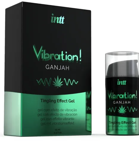 INTT - POTENTE ESTIMULANTE ÍNTIMO GEL VIBRADOR LIQUIDO CANNABIS 15ML