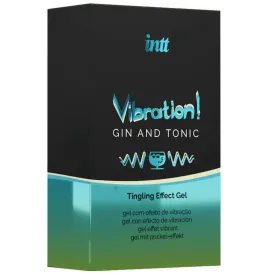 INTT - KRAFTVOLLES INTIMSTIMULIERENDES FLÜSSIGES VIBRATOR-GEL GIN and TONIC 15 ml
