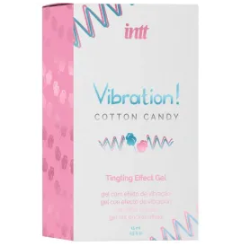 INTT - POTENTE ESTIMULANTE ÍNTIMO GEL VIBRADOR LÍQUIDO ALGODÓN DE AZÚCAR 15 ML