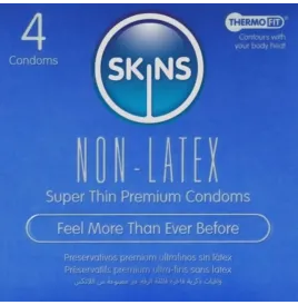 SKINS - PRESERVATIVOS SIN LATEX PACK 4