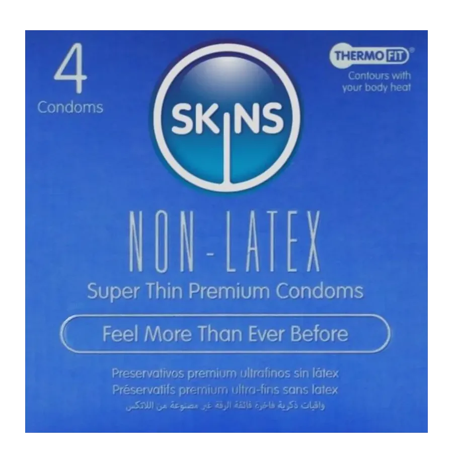 SKINS - LATEXFREIE KONDOME 4ER-PACKUNG SKINS - LATEXFREIE KONDOME 4ER-PACKUNG