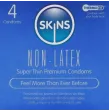 SKINS - LATEX-FREE CONDOMS PACK OF 4 SKINS - LATEX-FREE CONDOMS PACK OF 4