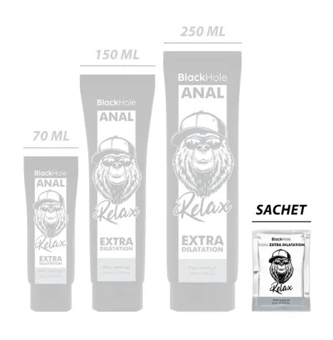 BLACK HOLE - GEL À BASE DEAU EXTRA DILATATION 6 ML DOSE UNIQUE