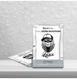 BLACK HOLE - WASSERBASIERTES GEL EXTRA DILATATION 6 ML EINZELDOSIS