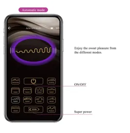 PRETTY LOVE - HECTOR VIBRATORE ELETTROSHOCK BY APP CONTROL VIOLA