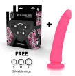 DELTA CLUB - TOYS GURT DONG ROSA SILIKON 20 CM -O- 4 CM