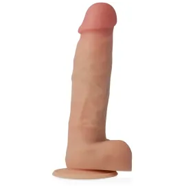 CYBER SILICOCK - STRAP-ON LIQUIDE SILICONE OLIVER AVEC 3 ANNEAUX GRATUITS 19 CM -O- 3.9 CM