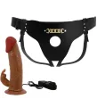 PRETTY LOVE - MARION HARNESS SLIP UNIVERSALE CON DILDO VIBRANTE 19 CM MARRONE PRETTY LOVE - MARION HARNESS SLIP UNIVERSALE CON DILDO VIBRANTE 19 CM MARRONE