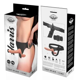 HARNESS ATTRACTION - HARRIS DOUBLE PENETRACI N AVEC VIBRATION 18 CM -O- 3.5 CM