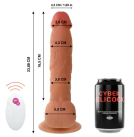 CYBER SILICOCK - REMOTE CONTROL REALISTIC MR JOHN 23.88 CM -O- 4.3 CM