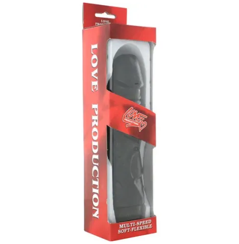 SEVEN CREATIONS - PERFECT PLEASURES BLACK VIBRATOR 22 CM