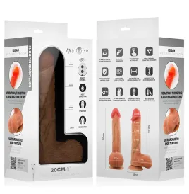 MR INTENSE - DILDO VIBRANTE LOGAN IN SILICONE CON EFFETTO CALORE E TELECOMANDO 20 CM -Ø- 4,1 CM