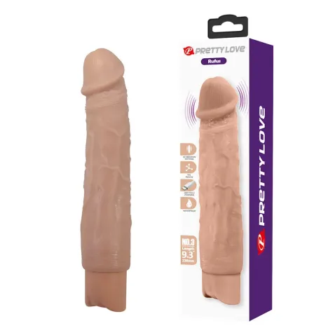 PRETTY LOVE - RUFUS VIBRATORE REALISTICO FLESSIBILE