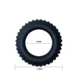 BAILE - TITAN COCKRING BLACK 1.9 CM BAILE - TITAN COCKRING BLACK 1.9 CM