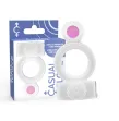 CASUAL LOVE - RING DOUBLE PLEASURE ANILLO TRANSPARENTE CASUAL LOVE - RING DOUBLE PLEASURE ANILLO TRANSPARENTE