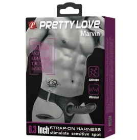 PRETTY LOVE - SANGLE MARVIN AVEC VIBRATION ET GODE CREUX