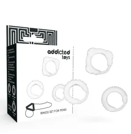 ADDICTED TOYS - C-RING SET CLEAR
