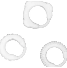 ADDICTED TOYS - C-RING SET CLEAR