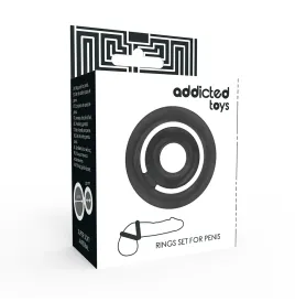 ADDICTED TOYS - POTENZ- C-RING PENIS BLACK