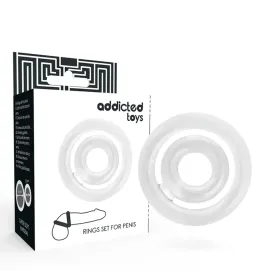 ADDICTED TOYS - POTENZ - PÉNIS C-RING CLAIR