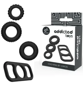 ADDICTED TOYS - SET DI ANELLI PER CAZZO - 4 PEZZI
