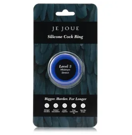 JE JOUE - BLUE SILICONE RING - MINIMUM STRANGULATION