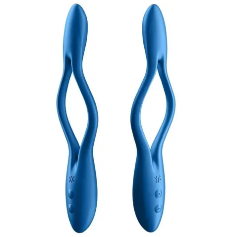 SATISFYER - ELASTIC GAME MULTI VIBRATOR BLAU