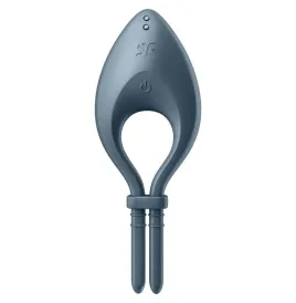 SATISFYER - APP VIBRATORE BULLSEYE RING GRIGIO