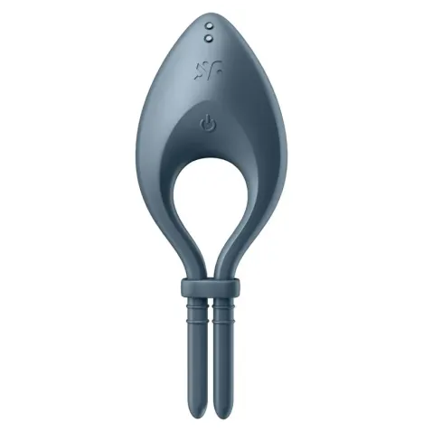 SATISFYER - APP VIBRATORE BULLSEYE RING GRIGIO