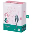 SATISFYER - APP VIBRATORE BULLSEYE RING GRIGIO SATISFYER - APP VIBRATORE BULLSEYE RING GRIGIO