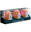 SATISFYER - 3 MASTURBATOR EGGS NAUGHTY, SAVAGE and CRUNCHY SATISFYER - 3 MASTURBATOR EGGS NAUGHTY, SAVAGE and CRUNCHY