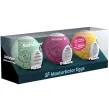 SATISFYER - 3 MASTURBATOR EGGS RIFFLE, BUBBLE and FIERCE SATISFYER - 3 MASTURBATOR EGGS RIFFLE, BUBBLE and FIERCE