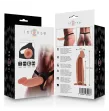INTENSE - HOLLOW HARNESS WITH DILDO 18 X 3.5 CM INTENSE - HOLLOW HARNESS WITH DILDO 18 X 3.5 CM