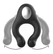 BLACKandSILVER - SILICONE VIBRATOR RING 3 MOTORS RECHARGEABLE BLACK BLACKandSILVER - SILICONE VIBRATOR RING 3 MOTORS RECHARGEABLE BLACK