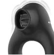 BLACKandSILVER - SILICONE VIBRATOR RING 3 MOTORS RECHARGEABLE BLACK BLACKandSILVER - SILICONE VIBRATOR RING 3 MOTORS RECHARGEABLE BLACK